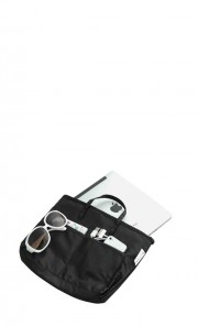 Slip-On Emma iPad Organiser Bag in Black