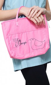 Slim Ellie Rolly iPad Bag in Pink