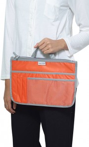 Double-Up Abbi Organiser Bag in Orange