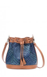 Mini Bucket Bag in Lamont Green
