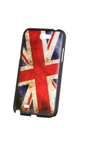 Note 2 British Flag Case in Red and Blue