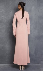 Lisa Modern Jubah in Light Pink