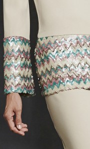 Jameela Modern Kurung with Sequins in Nude