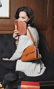Madison Shoulder Bag in Ruby Munro
