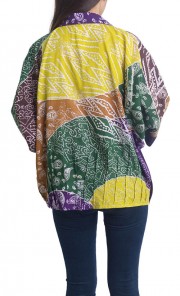 Tapestry Pua Cotton Shirt Fay in Purple