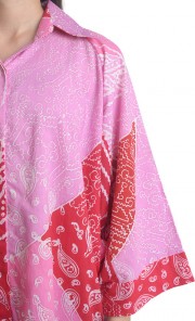 Tapestry Pua Cotton Shirt Fay in Pink