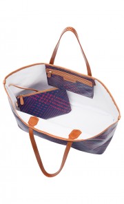 Jet Set Tote in Ruby Munro