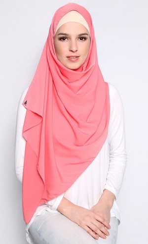 Crepe Shawl in Cotton Candy