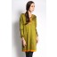 Exclusive Shantung Cotton Kurti in Olive Green