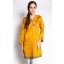Exclusive Shantung Cotton Kurti in Yellow