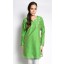 Plain Chanderi Silk Kurti in Green