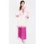 Baju Kurung Jute in Fuchsia