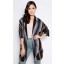 Elzie Sarong Jacket in Black