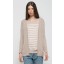 Grace Slub Cardigan in Beige
