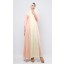 Shanar Jubah in Yellow and Baby Peach