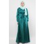 Taffeta Dress in Green