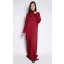 Leyka Dress in Maroon