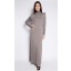 Basic Turtle Neck Dress in Grey