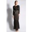 Fayina Pleated Kurung in Black