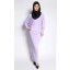 Latifa Jersey Draped Dress in Lilac