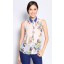 Molly Floral Top in Blue