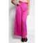 Satin Palazzo Pants in Fuchsia