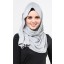 Sauq Shawl in Silver