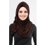 Sauq Shawl in Dark Brown