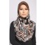 Express Iha Multi Colour Hijab with Brown Awning