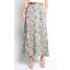 Valerian Floral Maxi Skirt in Green