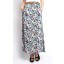 Valerian Floral Maxi Skirt Black