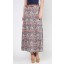 Queenie Floral Maxi Skirt in Navy