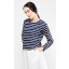Cara Stripes Top in Blue
