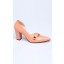 Matilda Heels in Peach