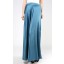 Maxi Flare Skirt in Grey Blue