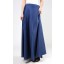 Maxi Flare Skirt in Navy Blue