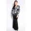 Midi Kurung in Black and White