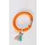 Hermia Tassel Bracelet in Orange 