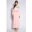Embroidered Kaftan in Light Pink