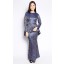 Glitz Kurung in Blue
