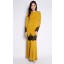 Bold Kurung with Black Lace in Mustard