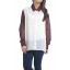 Duo Colour Shirt in Off White and Maroon