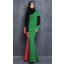 Sinaran Modern Kurung Colour Block in Green
