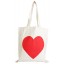 Heart Red Tote Bag