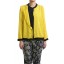 Basic Two Tone Shirt in Black and Yellow