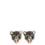 Leopard Crystal Earrings in Gold