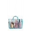 See-Through Jacq Organiser Bag in Light Blue