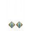 Retro Geometric Earrings in Multi