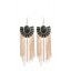 Egyptian Goddess Earrings in Black