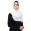 ASRA Plain Shawl in White